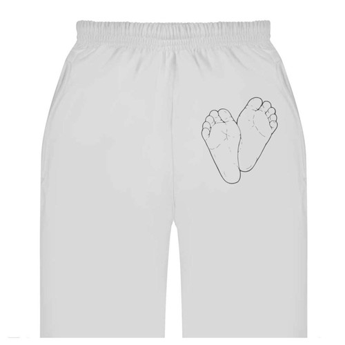 Baby feet adult sweatpants - 'baby, feet'