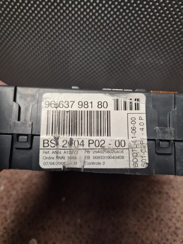 Peugeot citroen bsi module - bsi, 96