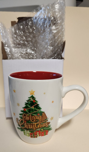 Christmas mug xmas - w/xmas, tree