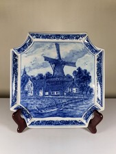 Delft blue and white pottery