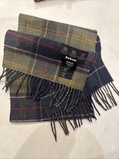 Barbour 100% Lambswool Check Scarf Unisex