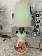 Moorcroft Hibiscus table lamp