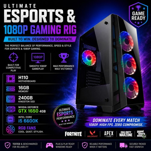 Budget esports gaming gtx - pc,
