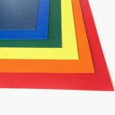 Coloured polypropylene sheet 0.8mm various sizes