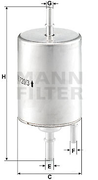 New fuel filter for audi - new,