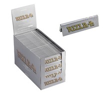 Rizla Silver Super Thin Regular Rolling Papers  For A Really Slow Burn