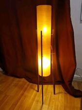 Vintage Retro Spun Fibreglass Novoplast Orange Rocket Lamp Mid Century Modern 
