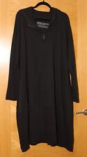 RUNDHOLZ Size Medium Black Label Oversized Thick Jersey Type Hoodie Dress