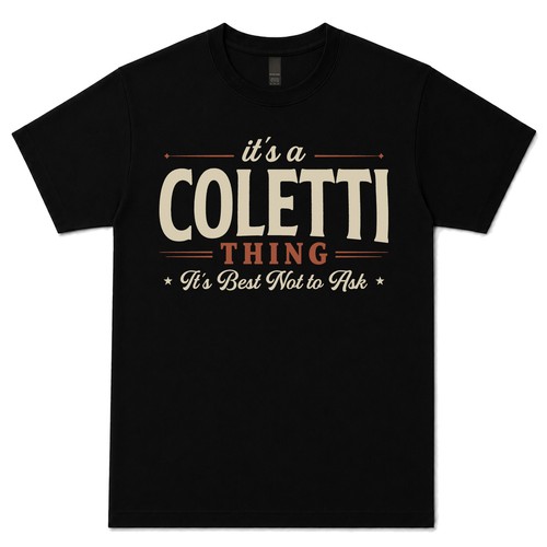 Coletti thing it s - it's,