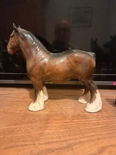 A HUGE BESWICK SHIRE HORSE IN