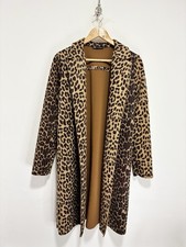 Zara Leopard Print Jacket Size