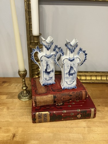 Beautiful unusual delft vases - delft,
