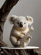 Koala Shaped Scented Candle