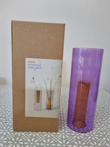 Block large reversible vase - block,