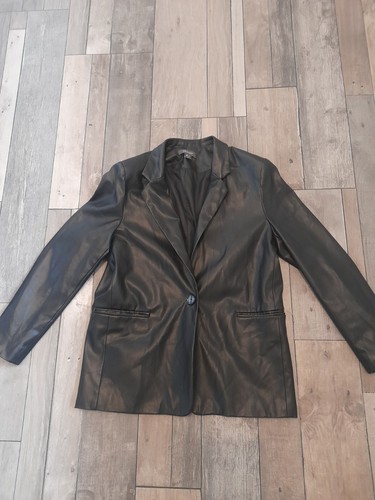 Ladies black faux - black,
