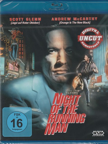 Night the running man - night,