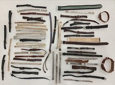 Job lot 50+ various ladies/gents watch straps/bracelets - used condition