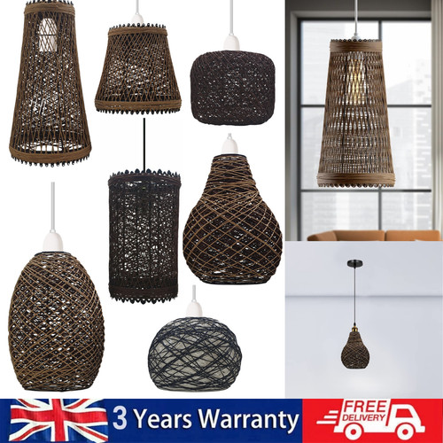 Modern ceiling shade wicker - modern,