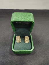 Vintage Edwardian 9ct Gold Cufflinks  1908  Wilson & Gill