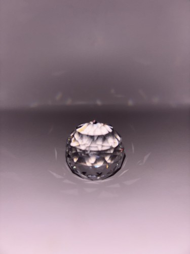Vintage faceted crystal - faceted,