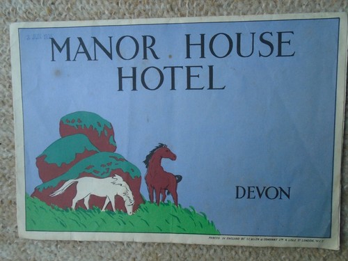 Gwr fold out publicity manor - fold,