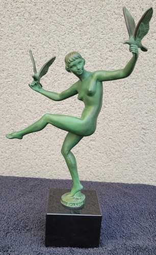 Art deco statue briand - art,