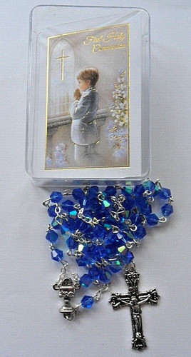 1st holy communion rosary - communion,