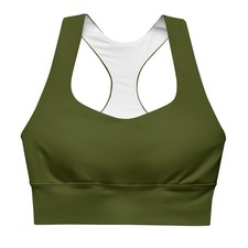 Recycled Longline Sports Bra