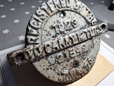 Taff Vale Railway wagon plate