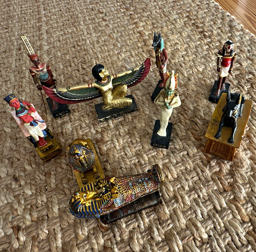 Egyptian statues set - egyptian,