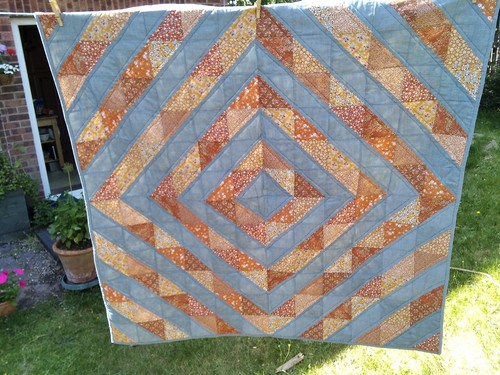 Patchwork lap quilt - ,, tilda
