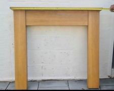 Marble Fireplace with Wooden