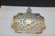 Antique Brass Trivet - Kitchen