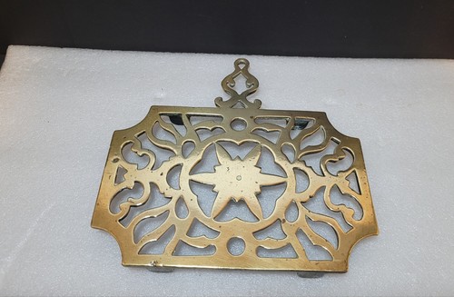 Antique brass trivet kitchen - antique,
