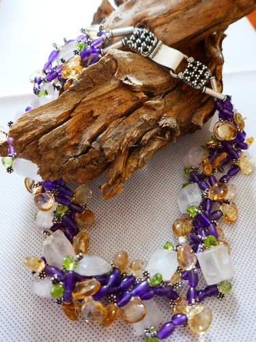 Amethyst citrine peridot - amethyst,