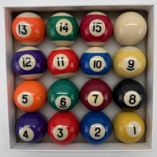 **CLEARANCE** Junior ECONOMY Spots and Stripes Kids Pool Balls - 1 5/8" (41mm)