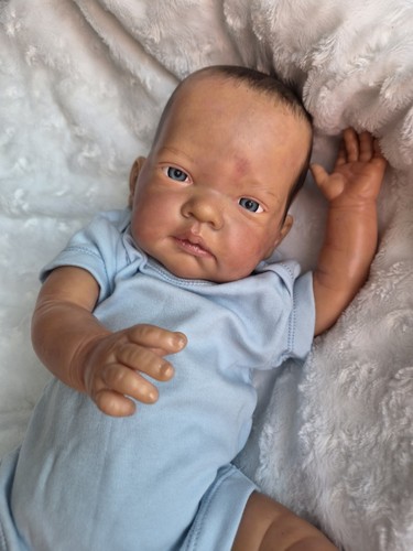 Reborn baby boy painted - boy,