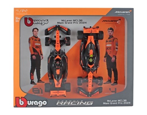 Burago mclaren set mcl38 - mclaren, 2x