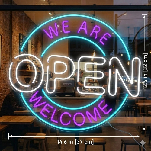 Led neon open - sign, for