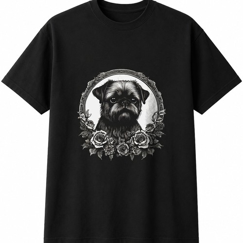 Brussels griffon with - brussels,