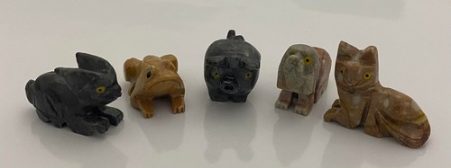 Hand carved stone animal - hand, 5
