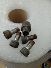 AUDI TT LOCKING WHEEL NUT SET COMPLETE GENUINE+ E KEY GOLF MK4 A3 S3 VW 5X100