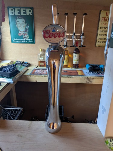 Coors light beer pump full - light,