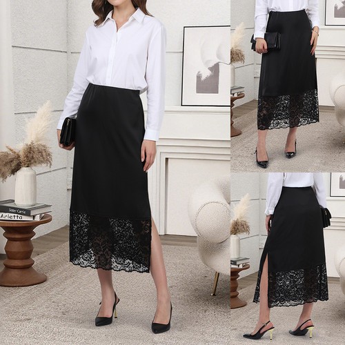 Women lace patchwork - patchwork, midi