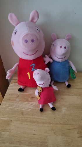 Peppa pig plush - peppa, lot