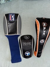 Mixed Golf Club Head Covers Bundle Including PGA,RAM John letters trilogy 