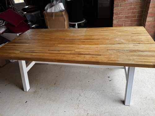 Large solid oak - solid, table
