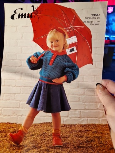 Emu knitting pattern 1361 - , dk