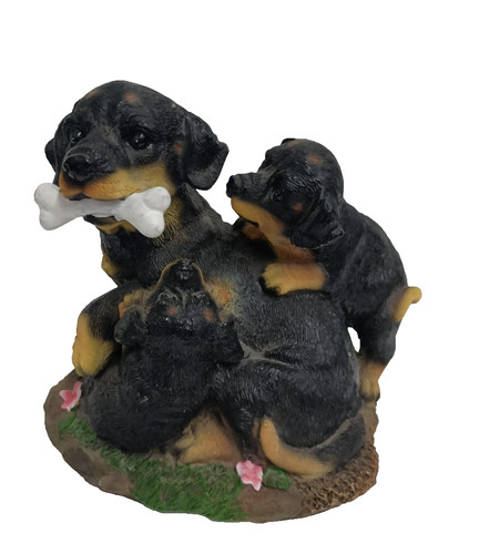Vintage puppy love rottweiler - love,