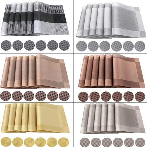 Tts set 6pcs pvc placemats - set, of